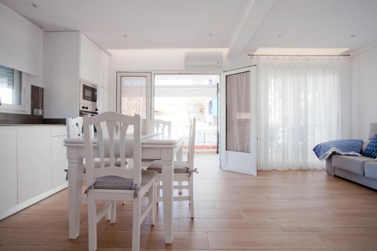 Acogedor Apartamento Junto Al Mar Oliva Bagian luar foto