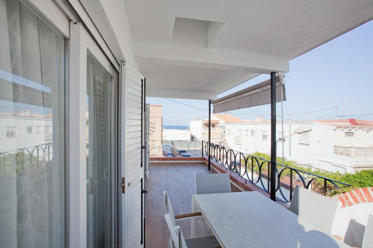 Acogedor Apartamento Junto Al Mar Oliva Bagian luar foto