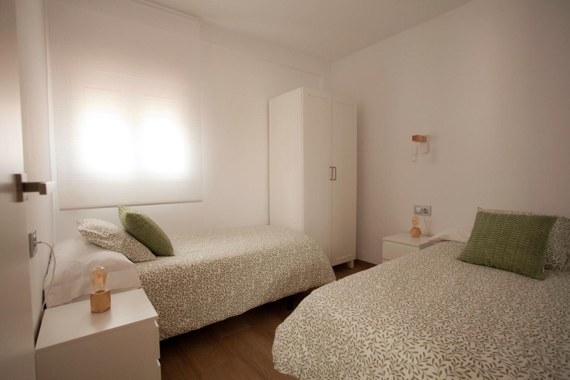 Acogedor Apartamento Junto Al Mar Oliva Bagian luar foto